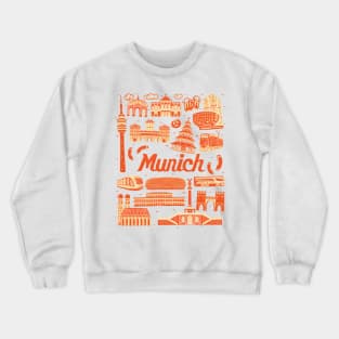 Munich Cityscape Landmark Crewneck Sweatshirt